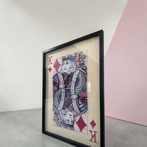 Mercana King of Diamonds II Paper Collage Wall Art